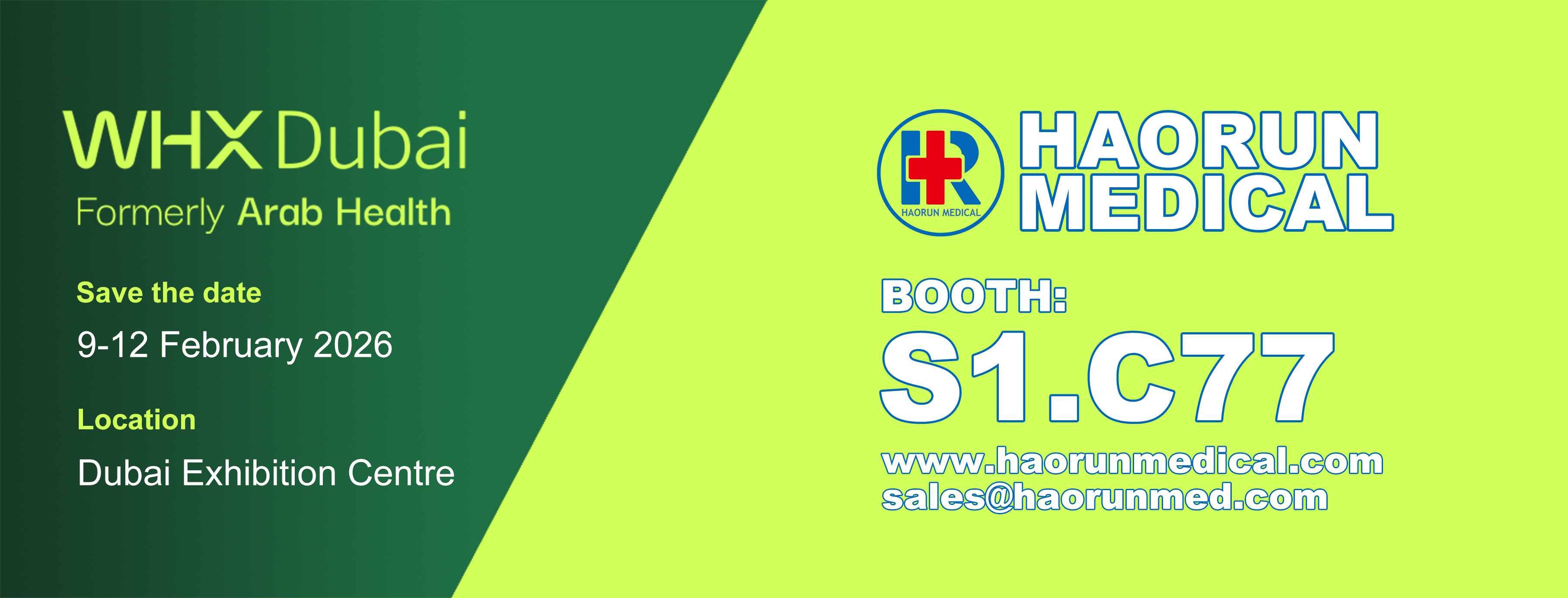 Kutse Haorun Medicali osalemiseks araabia tervises 2026