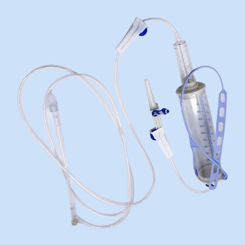 Laste infusioonikomplekt koos büretiga